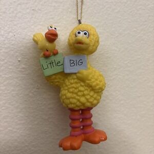 Sesame Street Figures Big Bird Applause PVC Cake Topper Vintage 80's Ornament